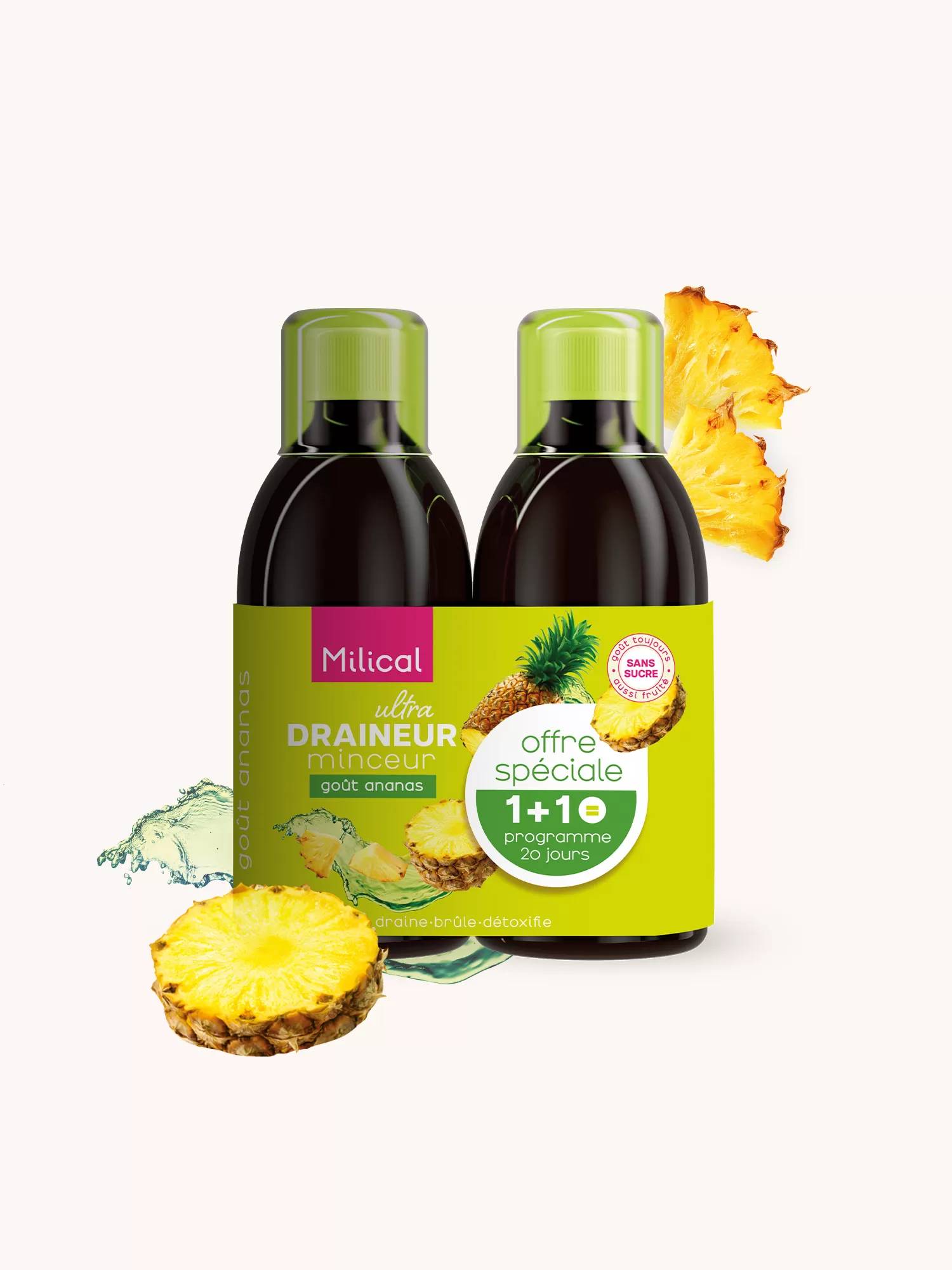 Draineur Ultra thé vert pêche