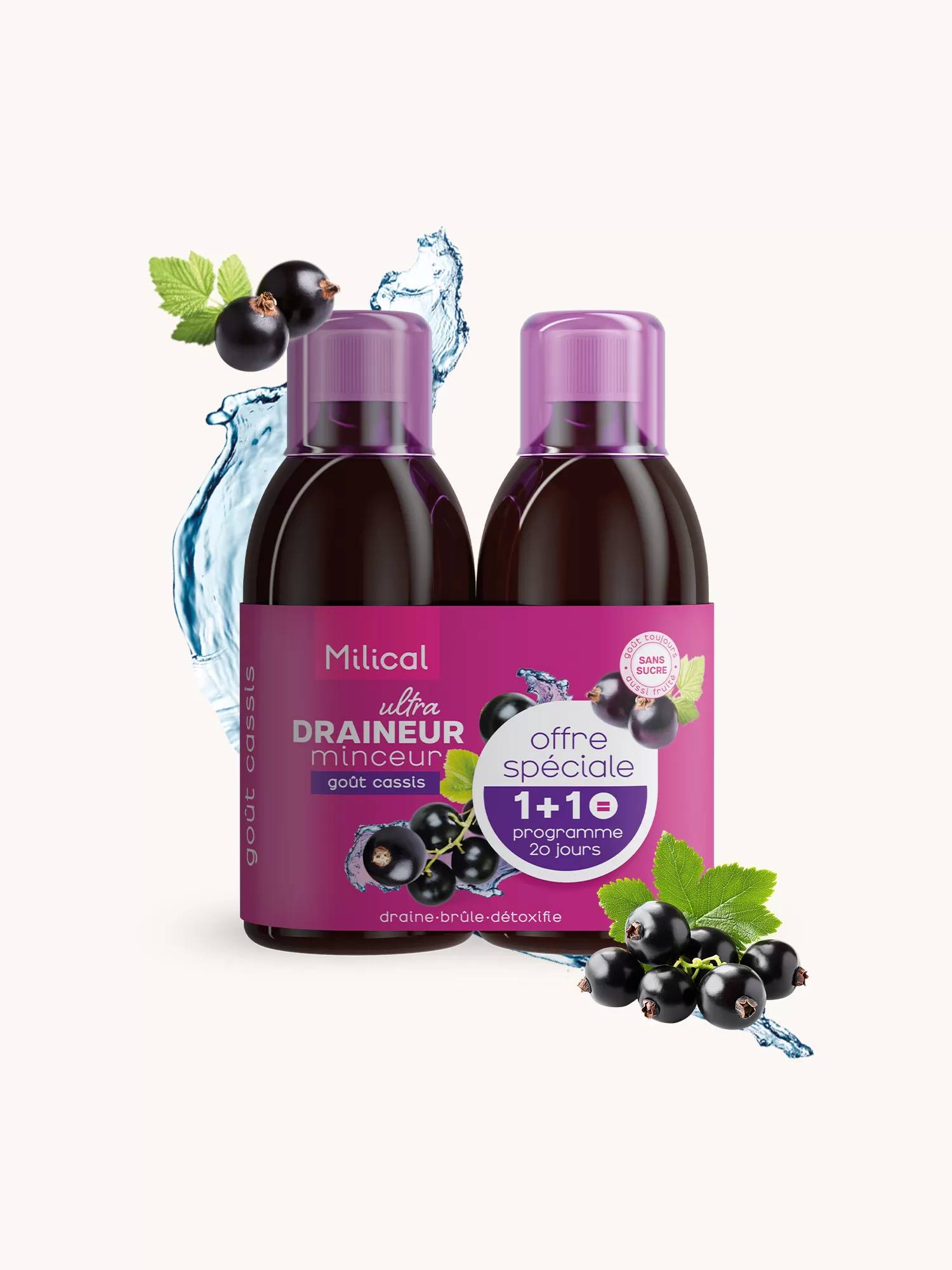 Draineur Ultra menthe citron concombre