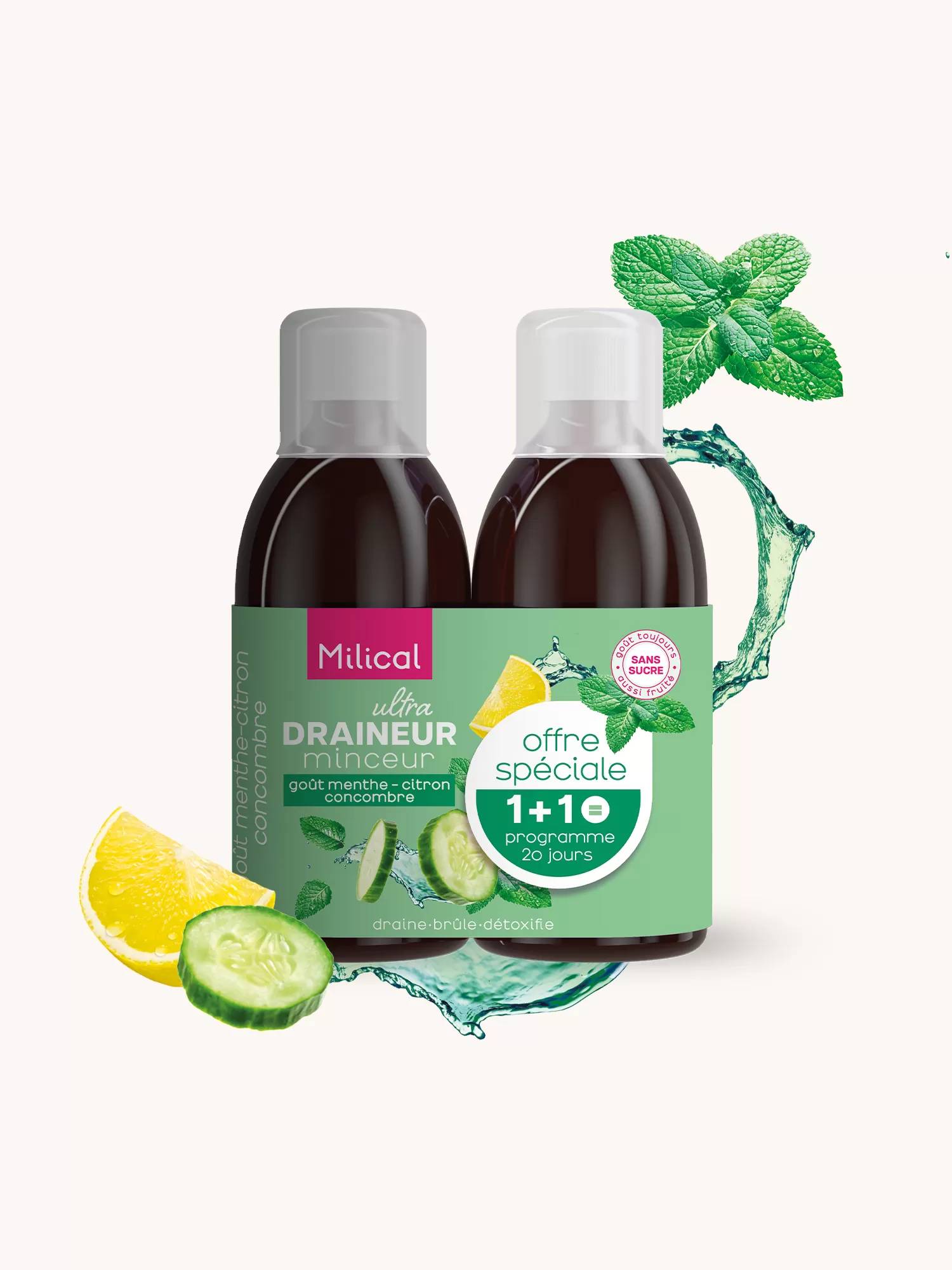 Draineur Ultra thé vert pêche